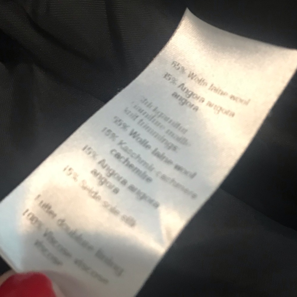 Akris Punto Black Wool Angora Cashmere Jacket - Picture 8 of 8